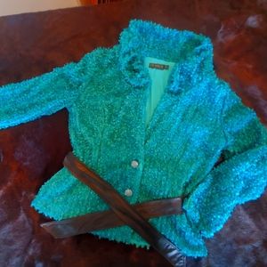 Fashion jacket with belt